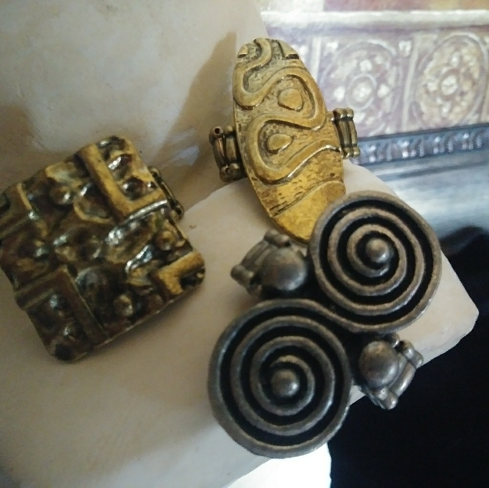 3 Metallic SeXy Rings - Picture 1 of 4